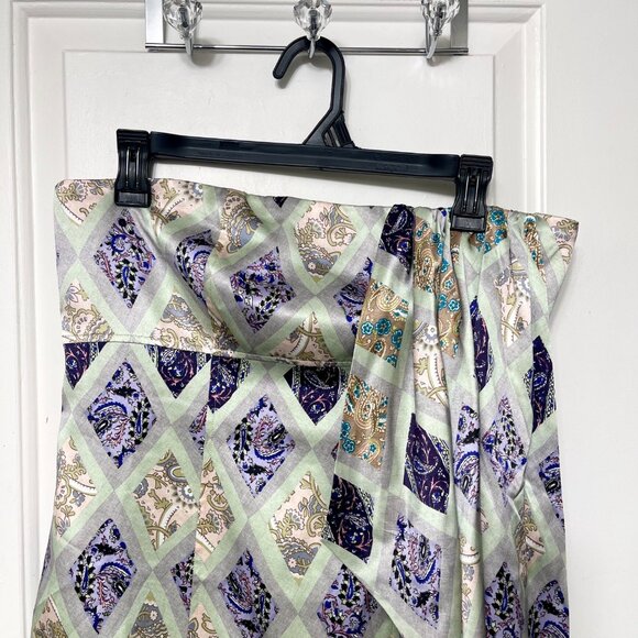 New CINQ À SEPT Luisa Silk Mini‎ Dress in Green size 8 - Picture 7 of 13